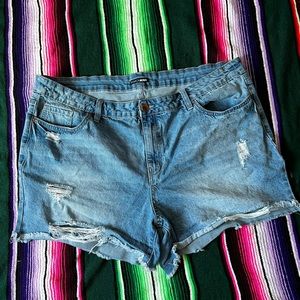 Plus size Jean shorts